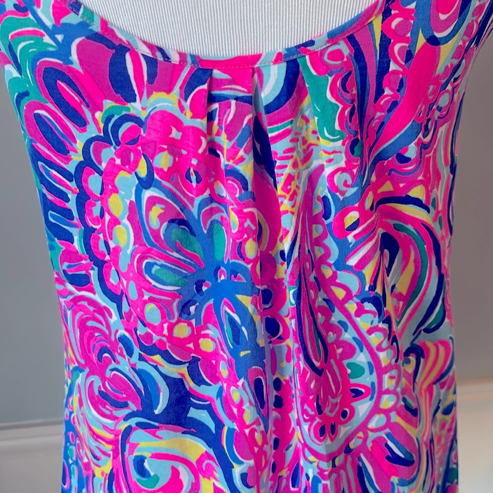 Lilly Pulitzer Kinsey sleeveless paisley tank top - Picture 4 of 4